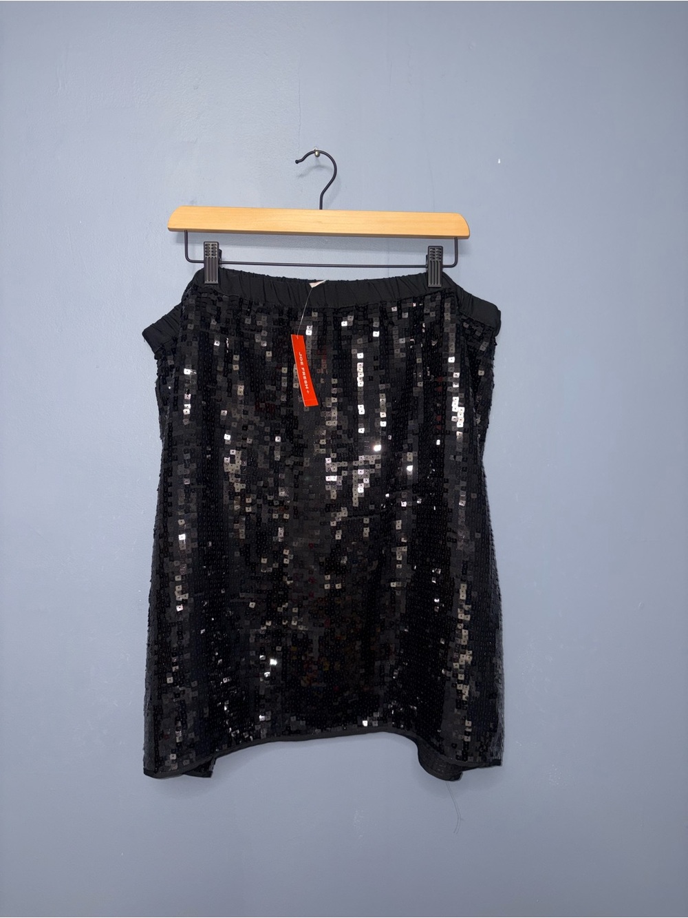 Joe Fresh | Black Sequin Skirt (NWT) | Size 2XL